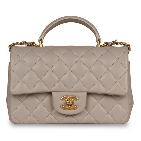 chanel velvet mini flap bag|Chanel mini flap bag with top handle.